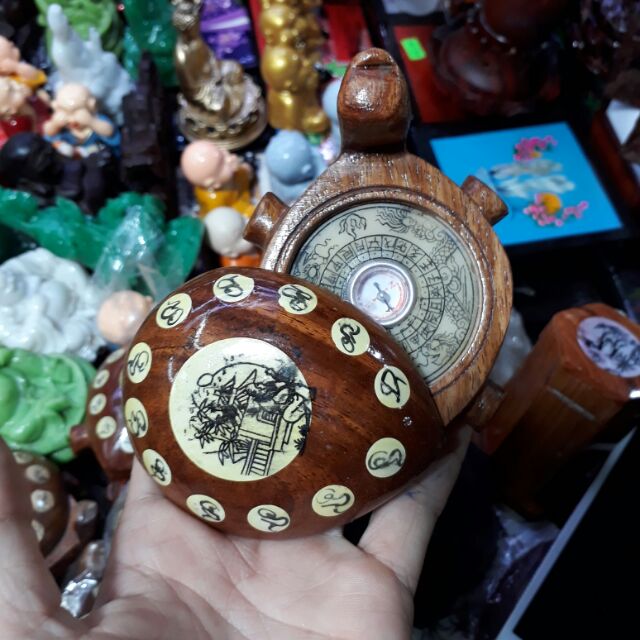 Rùa la bàn loại gỗ
