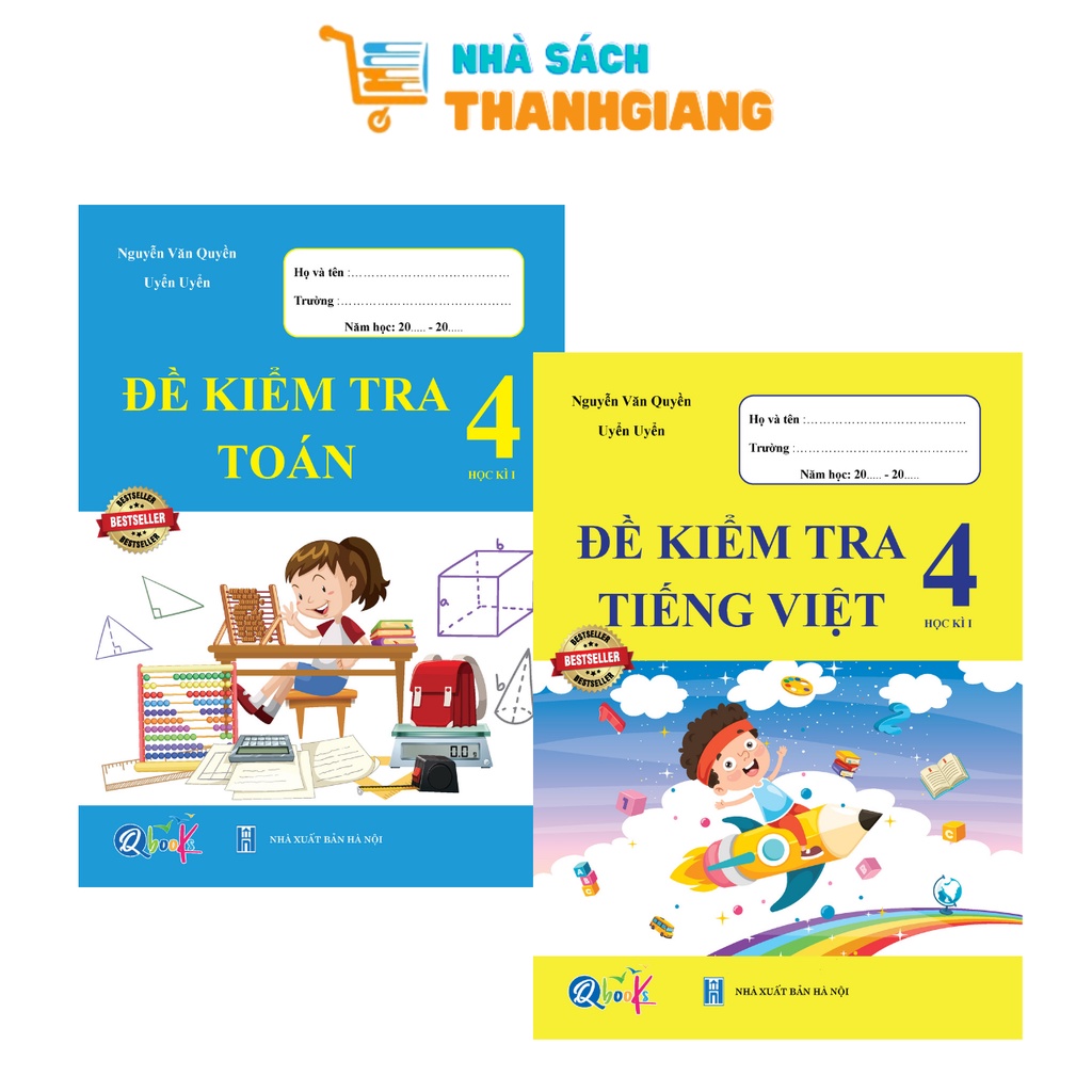 Sách – Combo Đề kiểm tra Toán và Tiếng Việt 3 Kì 1 (2 quyển)