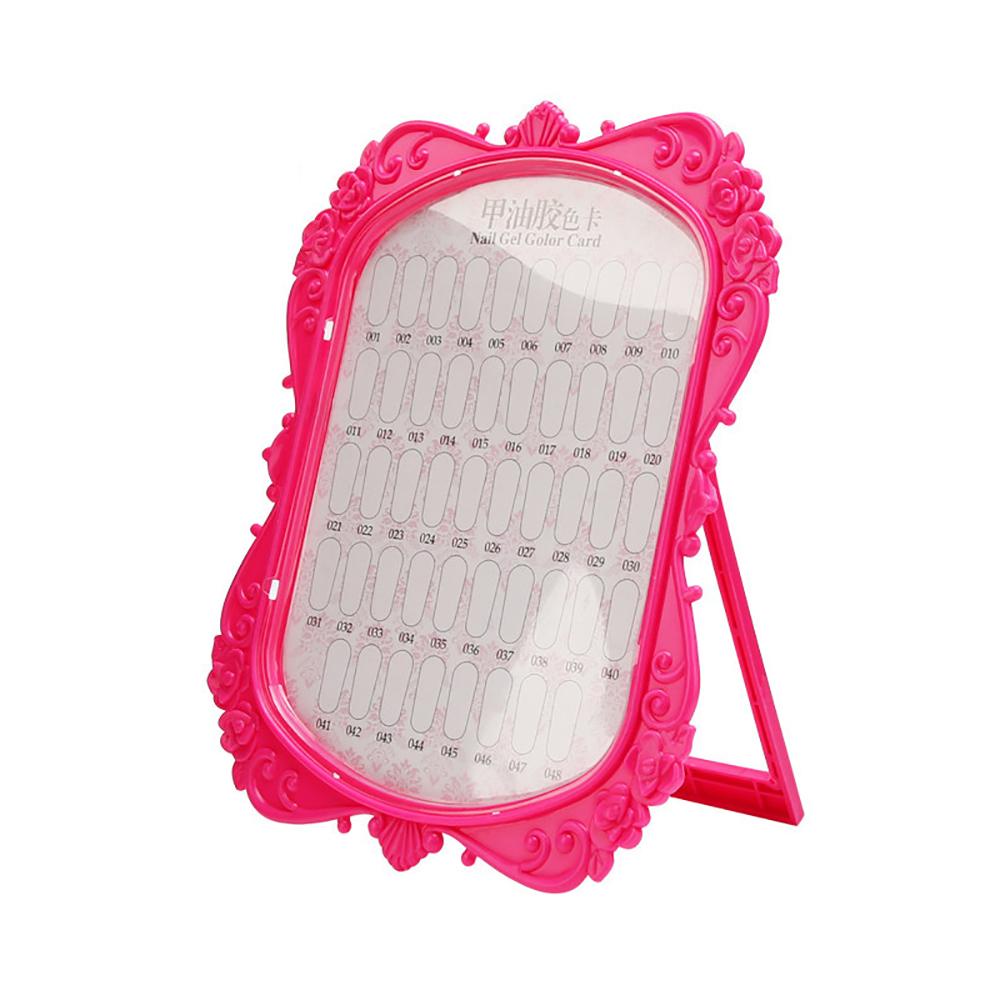 Hộp Nhựa Trưng Bày Sơn Móng Tay 48 Màu Hình Chữ Nhật Tiện Dụng