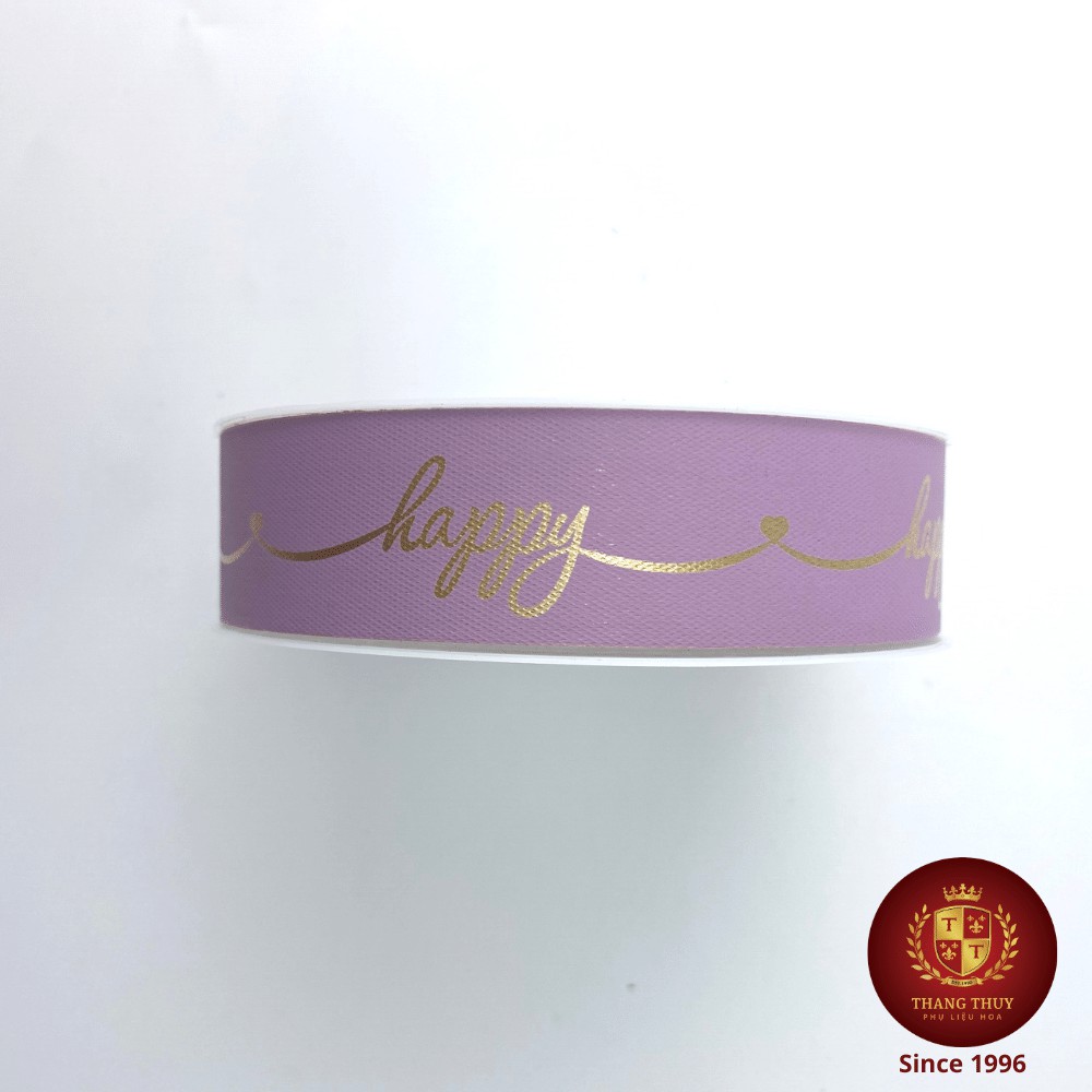 Ruy băng nơ Thái chữ Happy