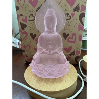 Đế gỗ có công tắc và đèn Lead