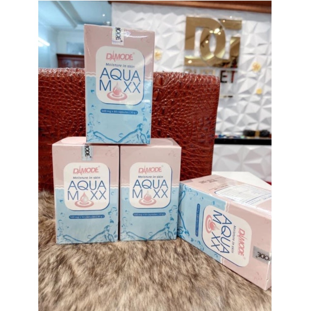 [Chính Hãng] Viên Uống Cấp ẩm Và Collagen lão hoá Aqua Maxx - Damode 60 Viên | Thế Giới Skin Care