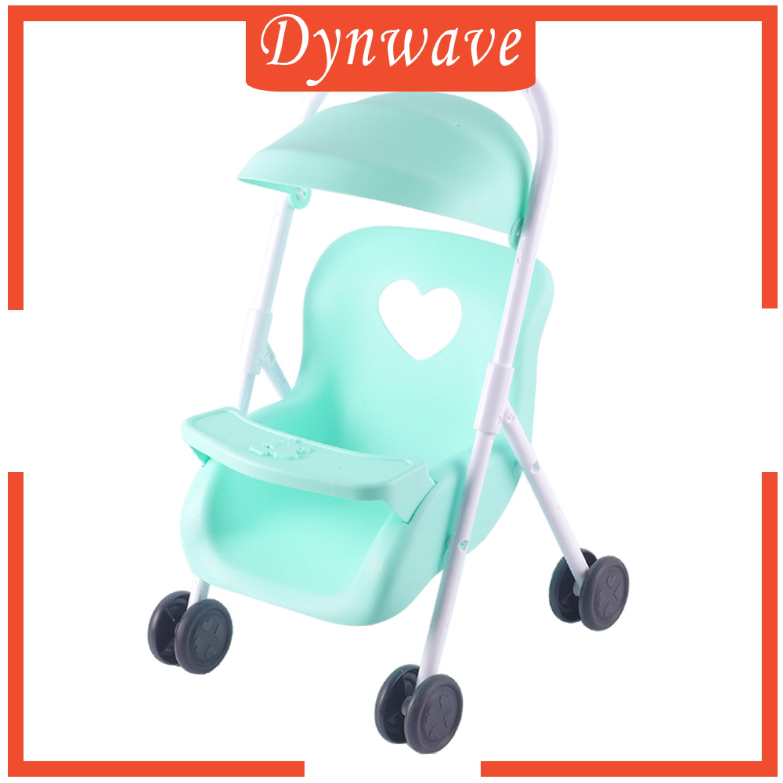 [DYNWAVE] Baby Doll Stroller Pushchairs Foldable Push Cart Toddlers Pretend Play Toy