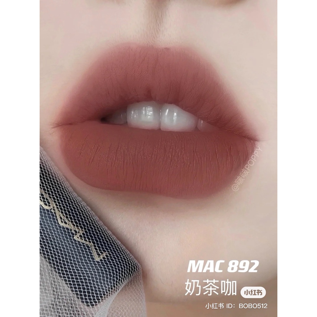 Son thỏi lì MAC Silky Powder Mist Luxury Satin Lipstick - Mac 899 891 893