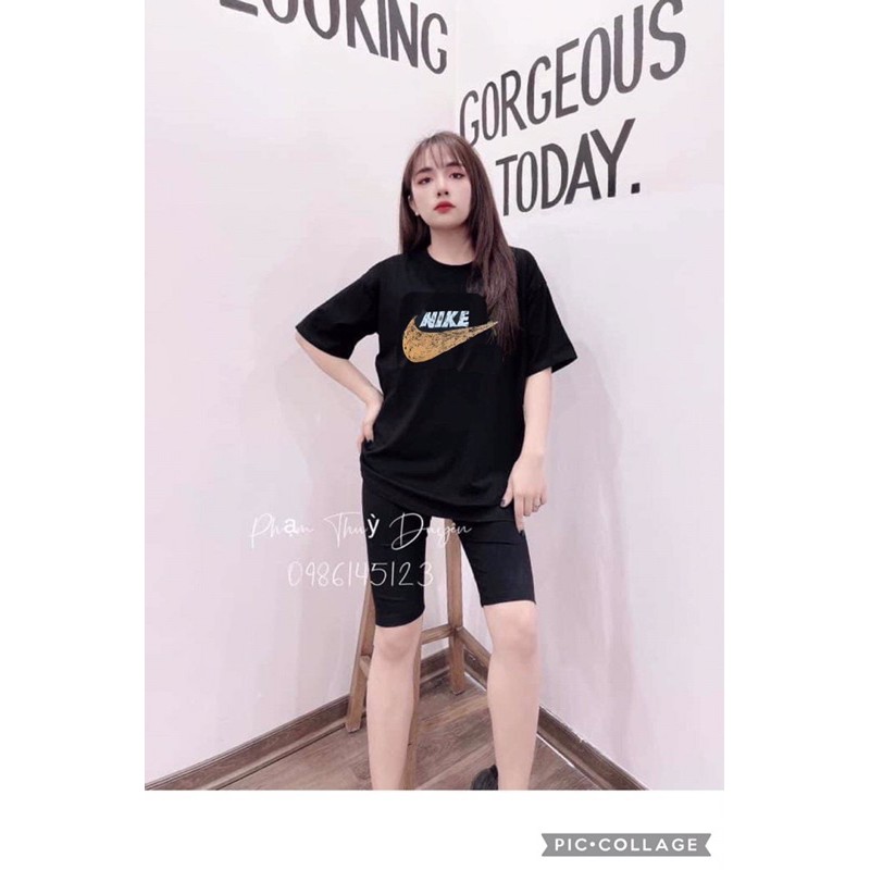 bộ áo thun quần legging đùi lỡ NAII siêu đẹp SL