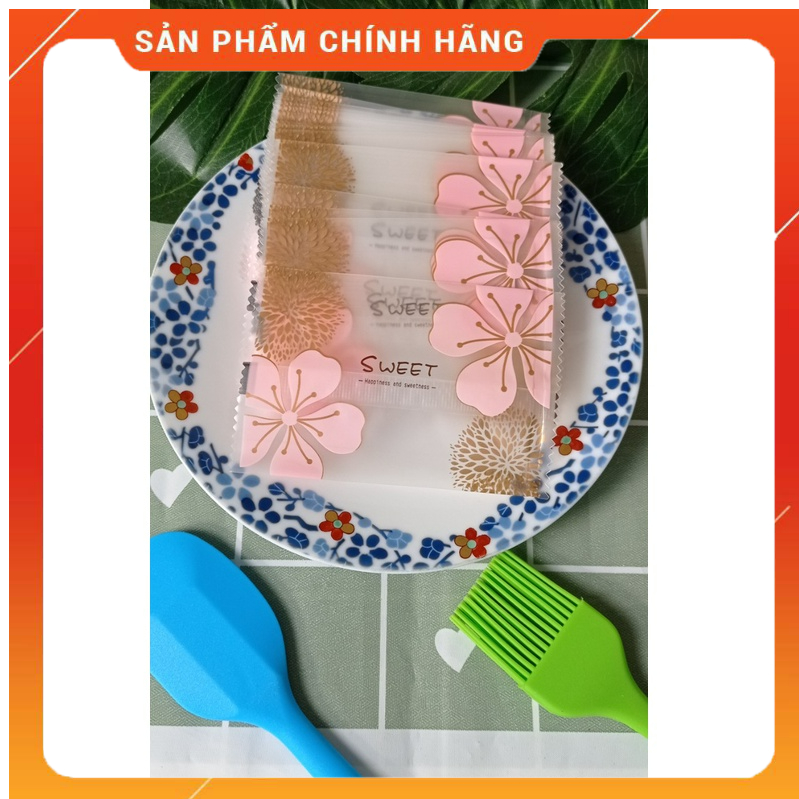 Set 100c Túi đựng bánh, mứt, kẹo nougat size 10cm*7cm