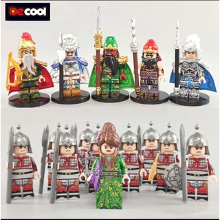 [KÈM CLIP] Đồ chơi lắp ráp mô hình Minifigures nhân vật Tam Quốc Chí Mới siêu Hot Decool