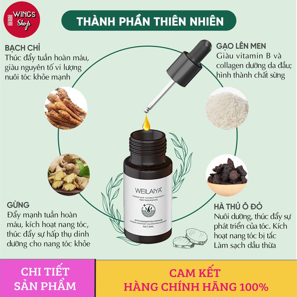 Huyết Thanh Mọc Tóc Weilaiya Hỗ Trợ Giảm Rụng, Kích Mọc Tóc Nhanh | Hàng chính hãng