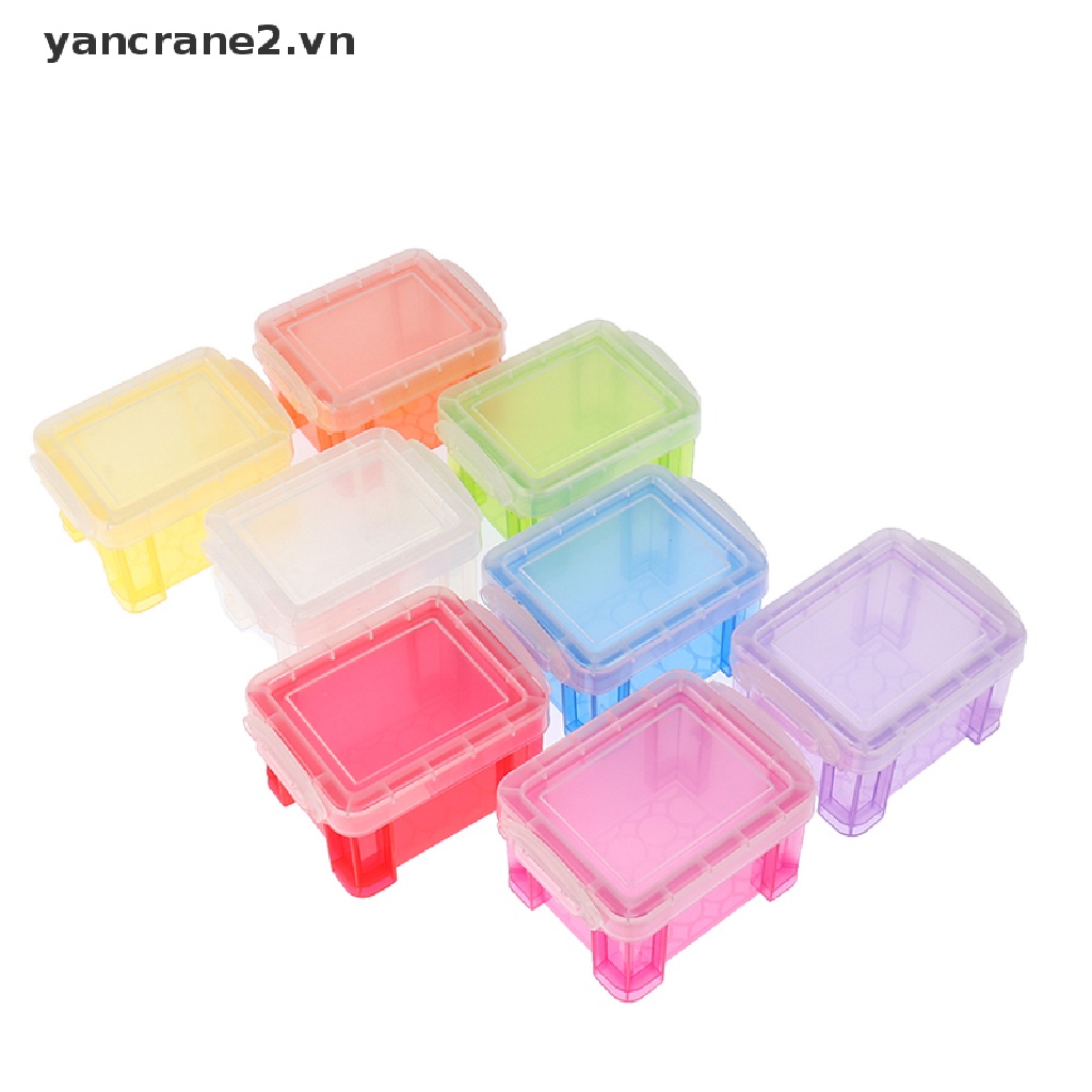 Set 2 Hộp Nhựa Mini Dễ Thương Sáng Tạo Dành Cho Nhà Búp Bê