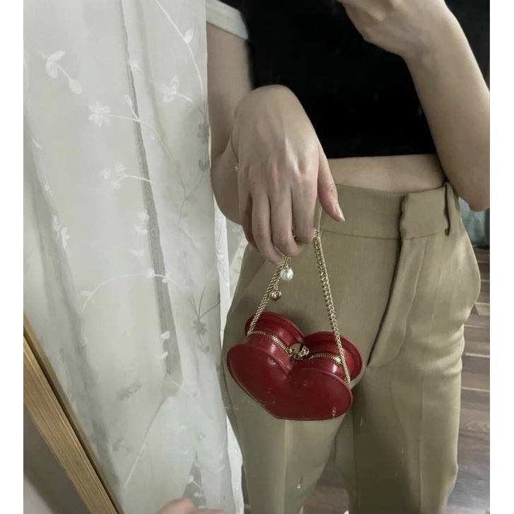 TÚI CHARLES & KEITH trai tim siêu cưng