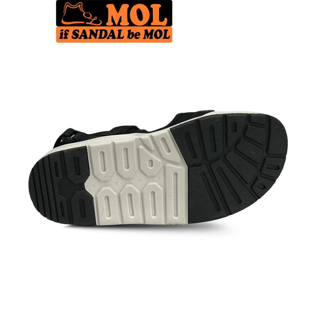 Sandal couuple quai ngang cao cấp hiệu MOL MS1803B2