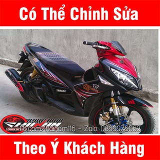 Tem Trùm Nouvo LX Đỏ Đen