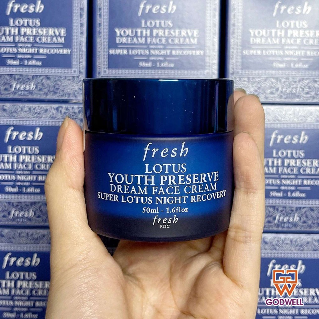 [FRESH] Kem dưỡng ẩm giúp trẻ hoá ban đêm Fresh Lotus Dream Face Cream 50ml