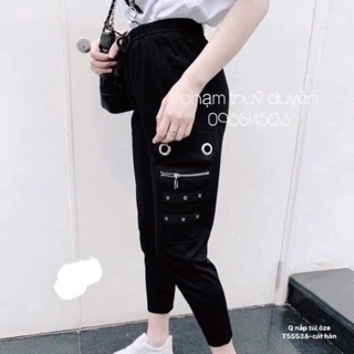 Quần baggy nắp túi ôze