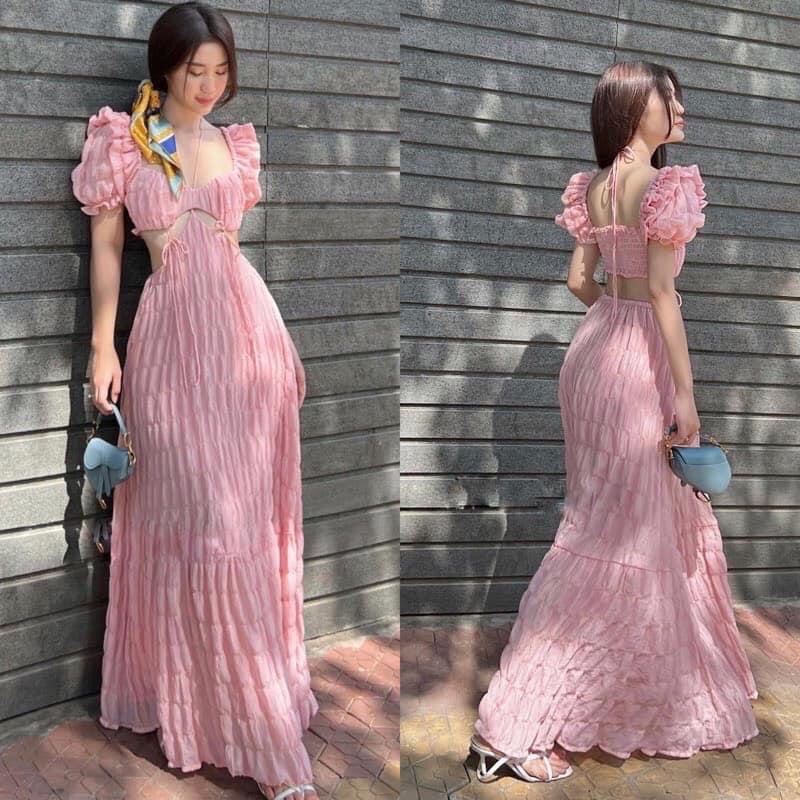Đầm maxi Mocking có mút siêu HOT HIT