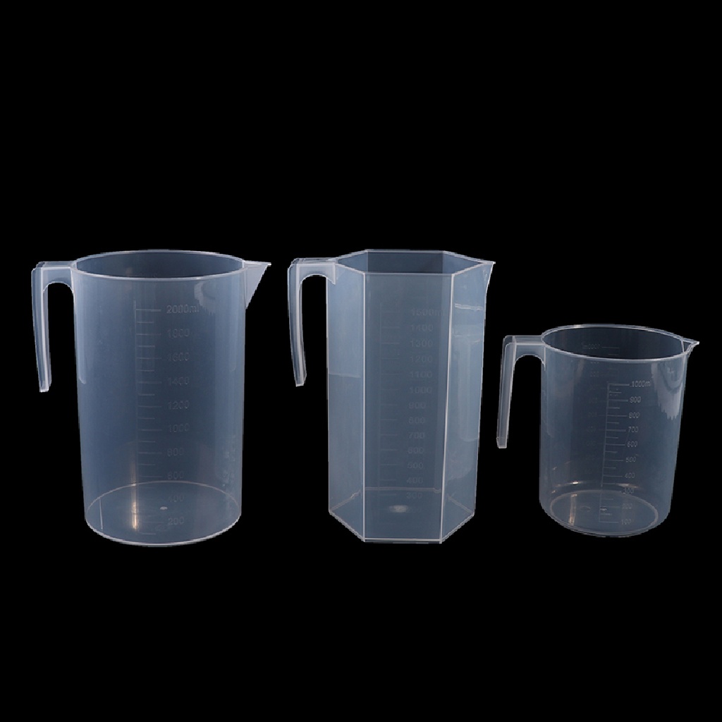 Cốc Nhựa Đo Lường 200 / 250 / 500 / 1000 / 1500 / 2000ML Tiện Dụng