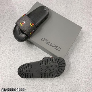 Dép lê GC quai da dập chuột mickey siêu hot