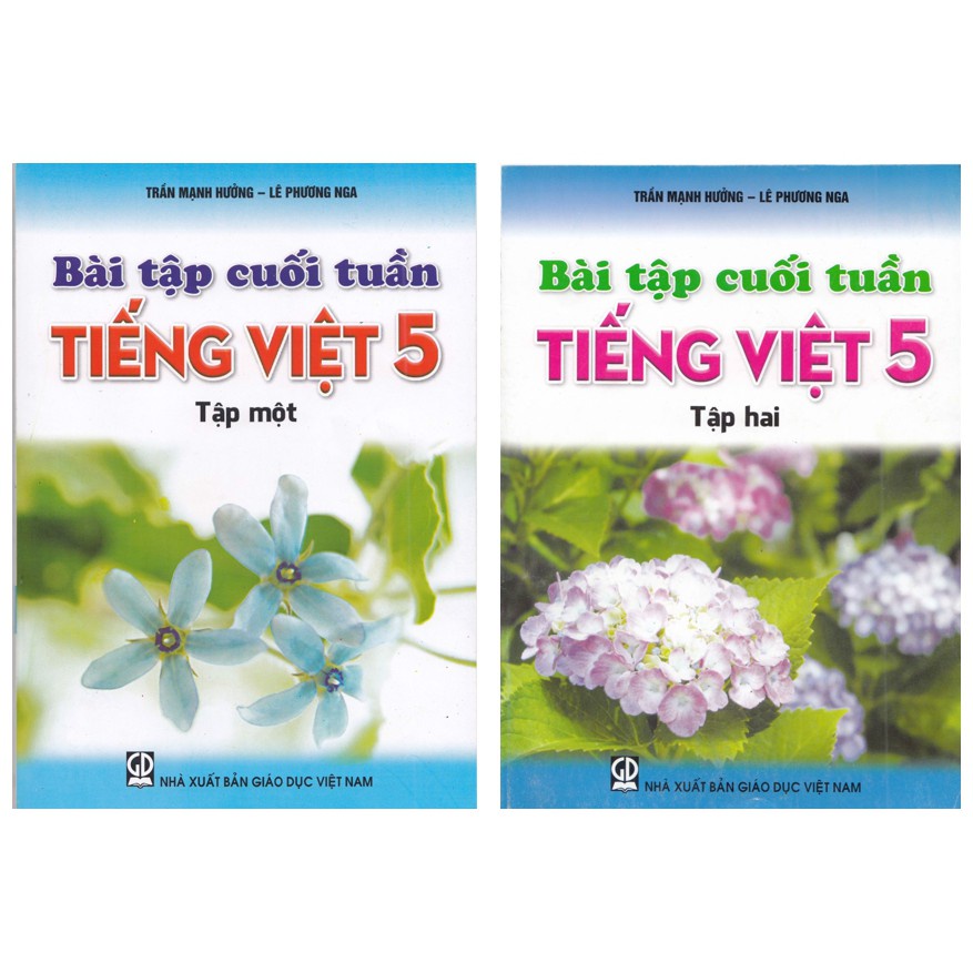 Sách - Bài tập Cuối Tuần Tiếng Việt Lớp 5 (Tập 1 + Tập 2)