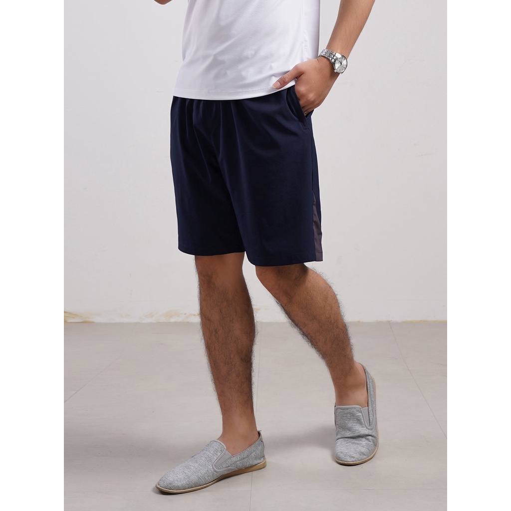 Quần short gió chất thể thao nam KWIN  ASO012S8 - ASO009S8 co giãn 4 chiều, có dây rút, hai túi có khoá kéo