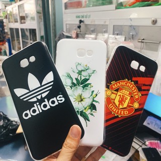 Ốp lưng galaxy a720 (A7 2017) dẻo hình nổi 3D hoa Châu Âu