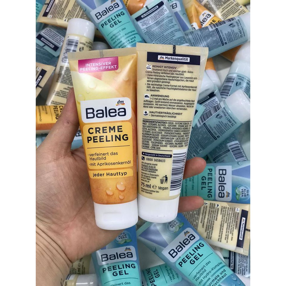 Tẩy da chết balea peeling gel BALEA