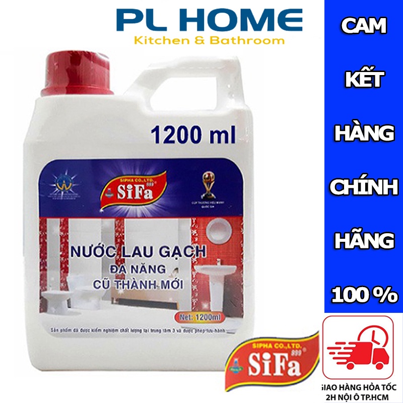 Nước Tẩy Trắng Ron, Sàn Gạch Men Cực Trắng Sifa 1200ml