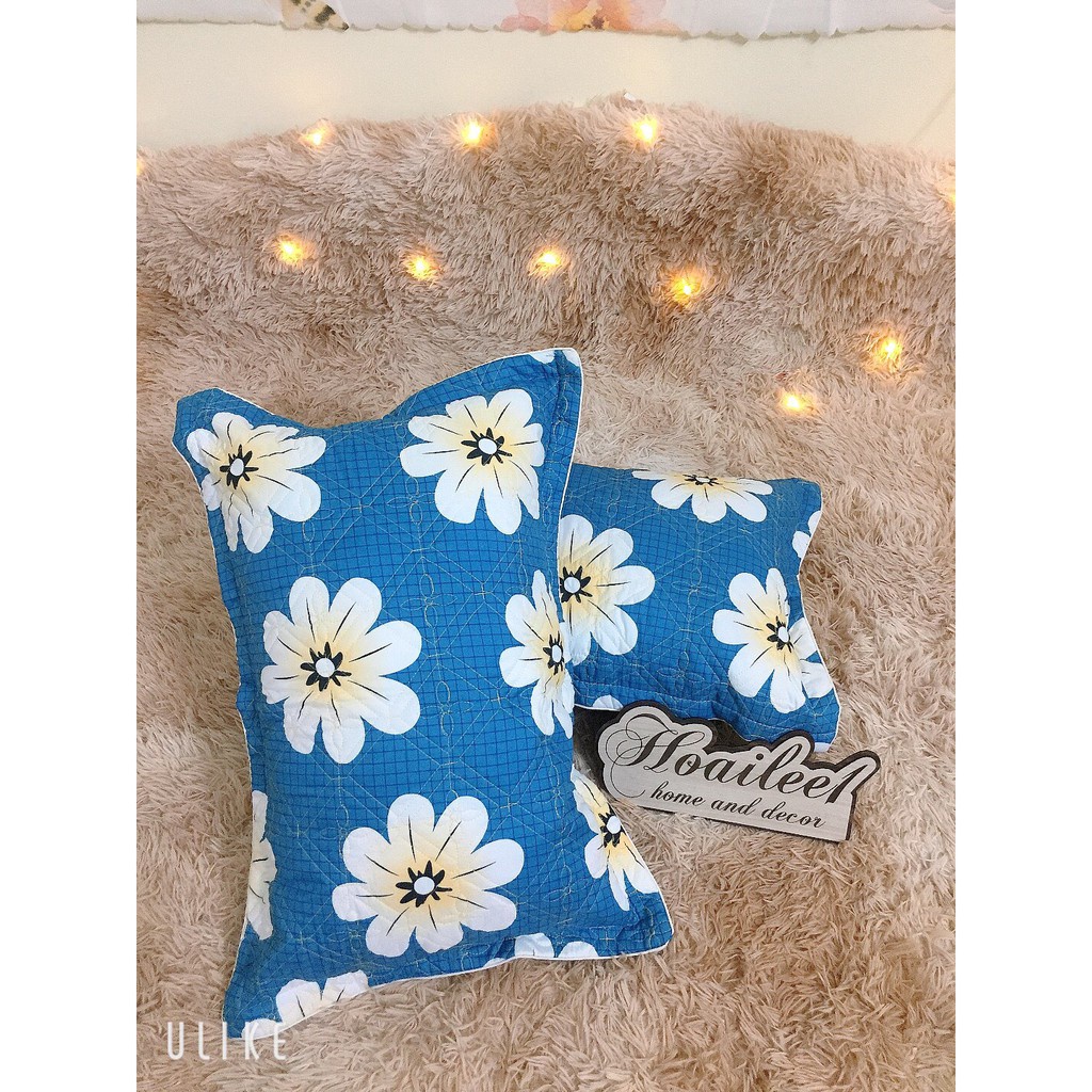 Vỏ gối đầu trần bông dày dặn kích thước 45x65cm, vỏ gối nằm poly cotton nhiều mẫu lựa chọn - MT.Decor