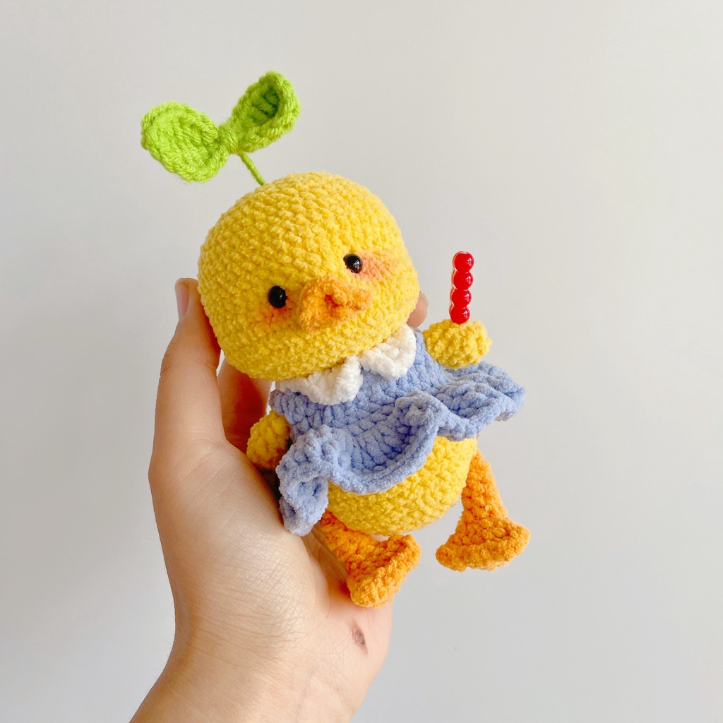 🐥 Chart Tiếng Việt chú Vịt ngồi siêu đáng yêu 🐥 - Yêu Handmade