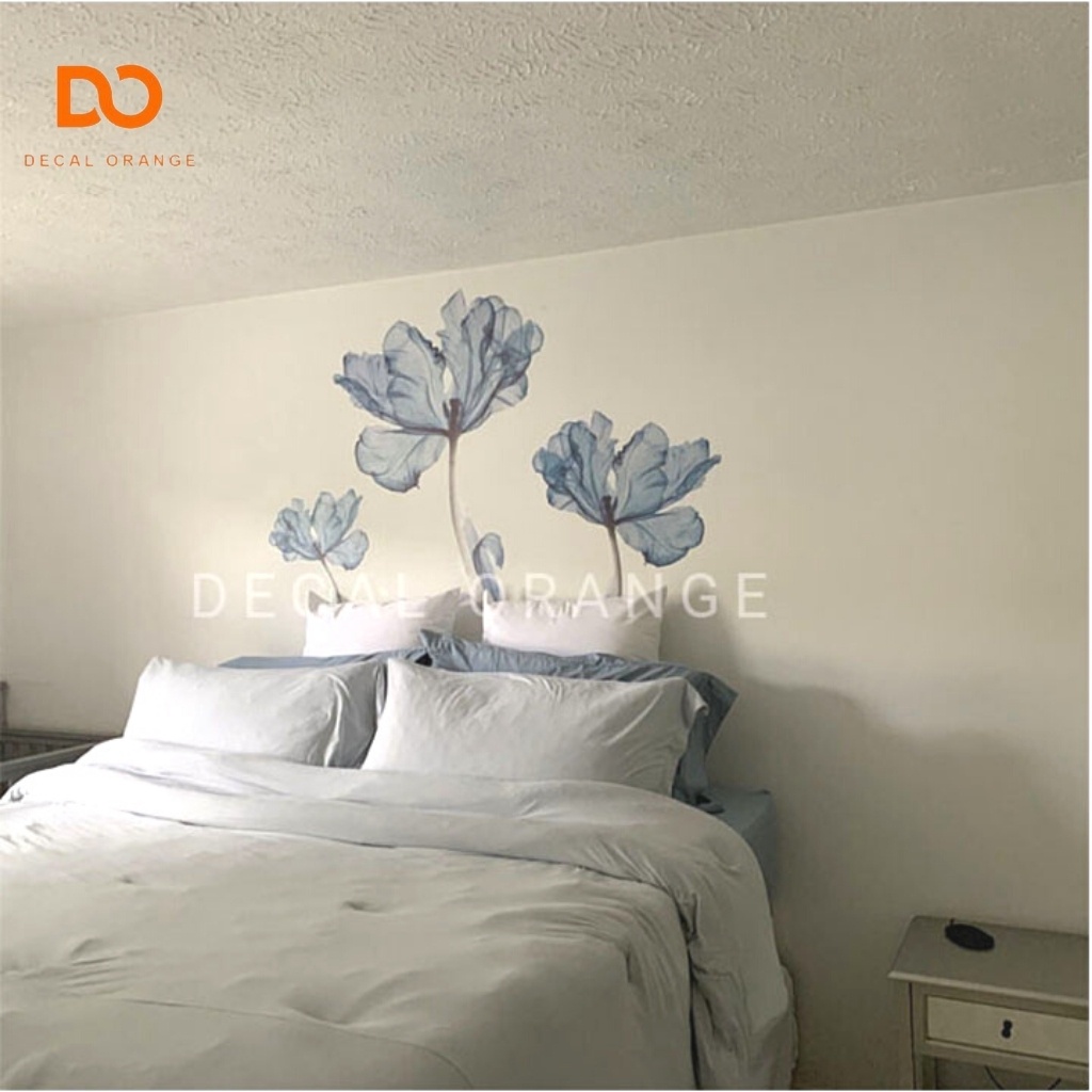 Decal dán tường, Giấy dán tường trang trí phòng ngủ, phòng khách cao cấp cây xanh hoa lá sơn thủy | BigBuy360 - bigbuy360.vn
