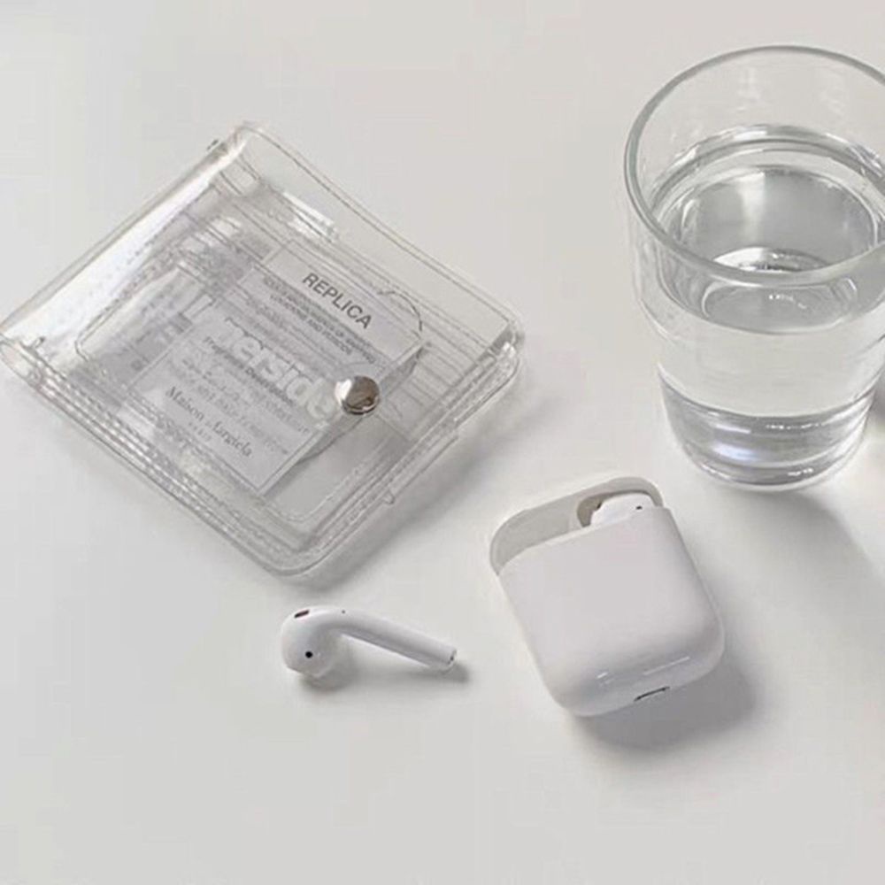 Ví đựng thẻ bằng PVC trong suốt phong cách Harajuku độc đáo thời trang cho nữ