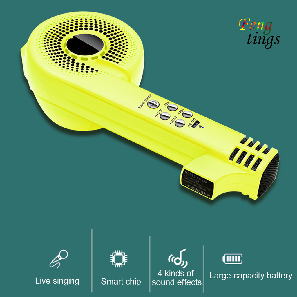 Bộ Micro Hát Karaoke Không Dây Chuyên Nghiệp Cho Gia Đình K1