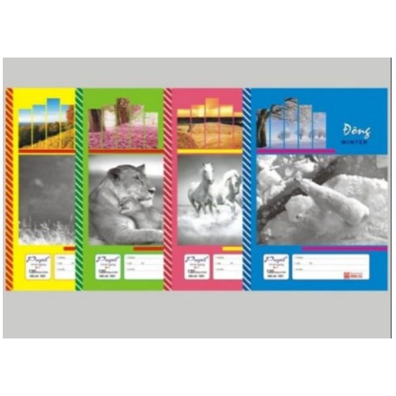 Set 5 quyển vở kẻ ngang 120 trang
