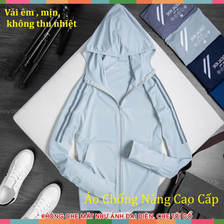 Áo Chống Nắng Nam Nữ, Vải Thơm Cao Cấp Tự Có Hương Thơm, Chống Tia UV, Kẻ Sọc 2 Tay Mới Nhất Hè 2021 foxi01.shop | BigBuy360 - bigbuy360.vn