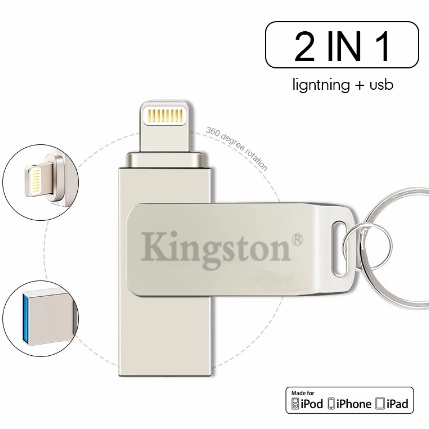 USB OTG mở rộng dung lượng 512GB 2 trong 1 dành cho iPhone | BigBuy360 - bigbuy360.vn