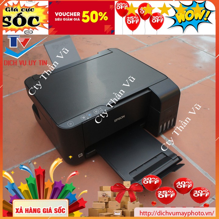 [Mã 159ELSALE hoàn 7% đơn 300K] Máy in phun màu cũ Epson L3110 đa chức năng dòng mới máy đẹp like new có bảo hành