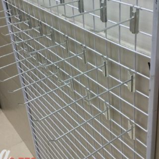 Combo 50 Móc Dày và Nặng treo kệ Lưới siêu thị 20cm