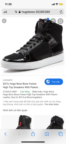 Giày Hugo boss ( đã bán hết )