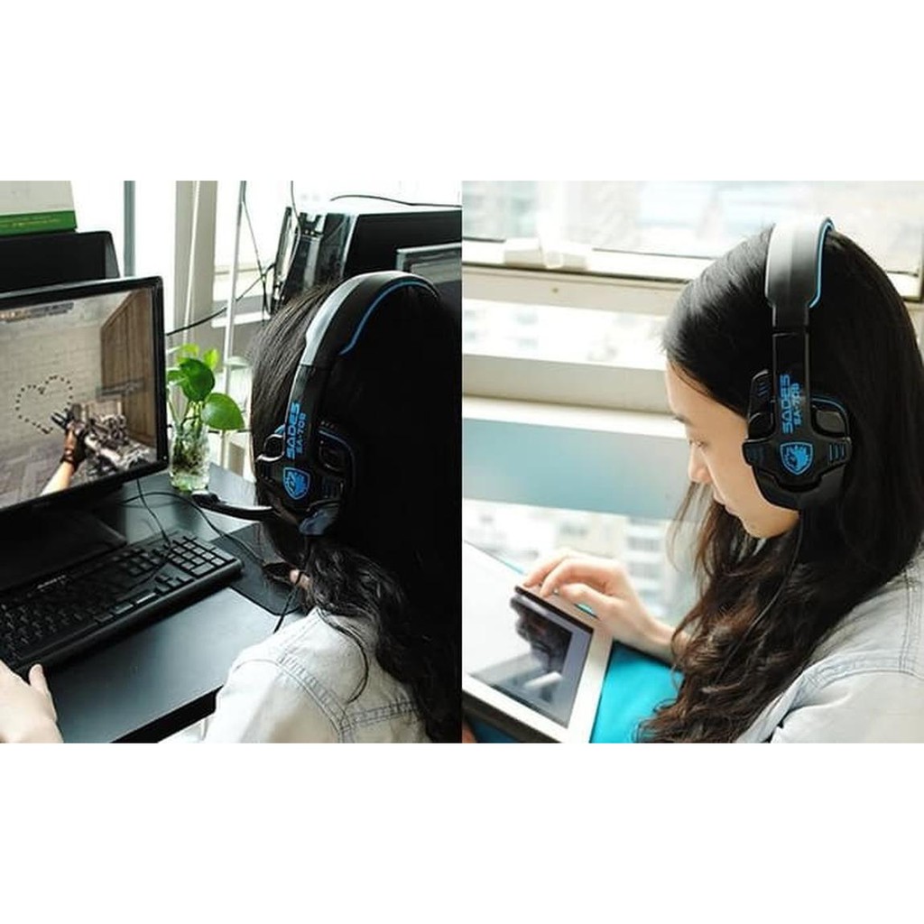 Tai Nghe Trùm Đầu Chơi Game Sa - 708 | BigBuy360 - bigbuy360.vn