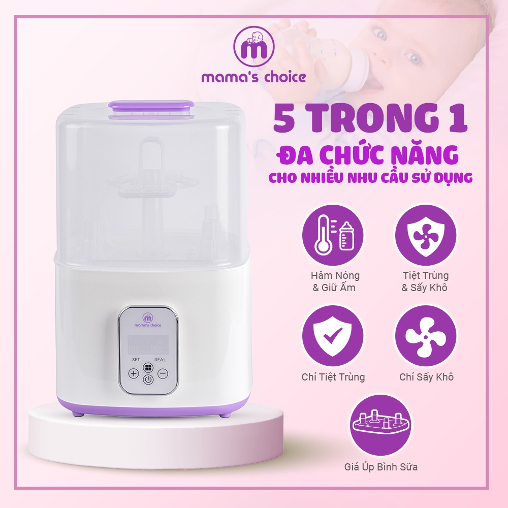 Máy tiệt trùng sấy khô và hâm sữa Mama’s Choice