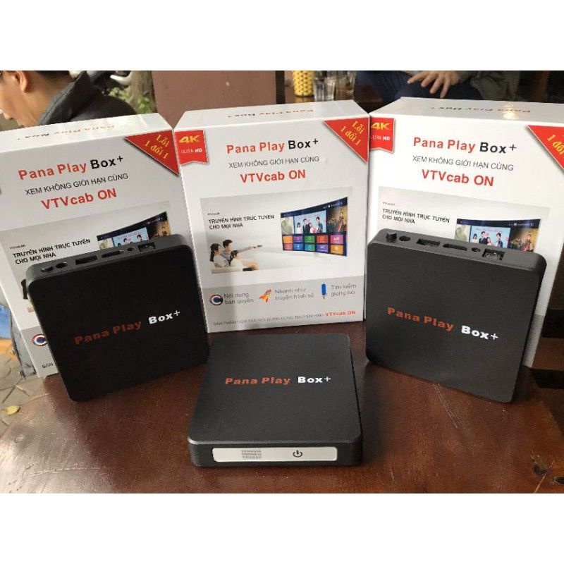 Đầu Tivi Box Pana Playbox+( Ram 4Gb Rom 32Gb) - Hỗ trợ khiển giọng nói- Chính Hãng Bảo Hành 12 Tháng