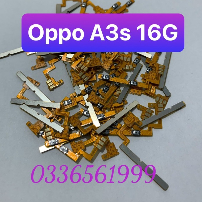 cáp volum / âm lượng oppo A3s bản lỗ chọc sim phía dưới