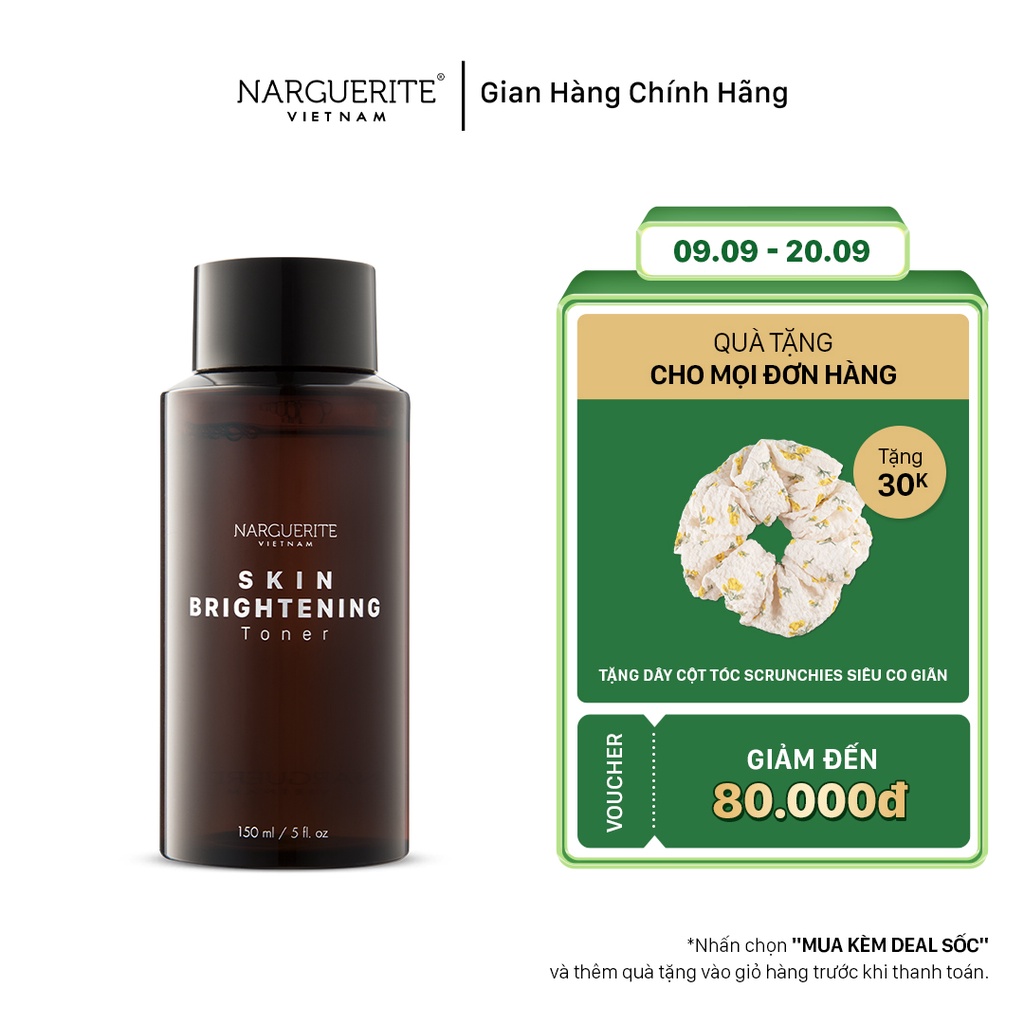Nước hoa hồng Narguerite dưỡng sáng cấp ẩm da 150ml