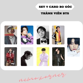 SET 9 CARD BLACKPINK 7 thành viên BTS ( ép + bo góc)