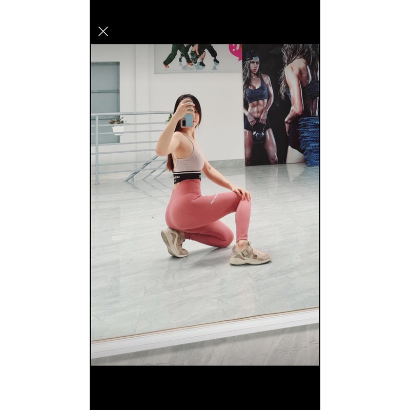 Quần tập gym gen bụng dáng dài ami hàng cao cấp co giãn 4 chiều K001