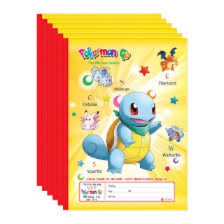 Vở ô ly Hải Tiến Pokemon 48 trang (10 quyển/lốc)