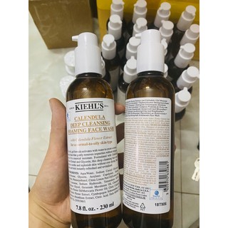 Sữa Rửa Mặt Hoa Cúc Kiehl's Calendula Deep Cleansing Foaming Face 30ml