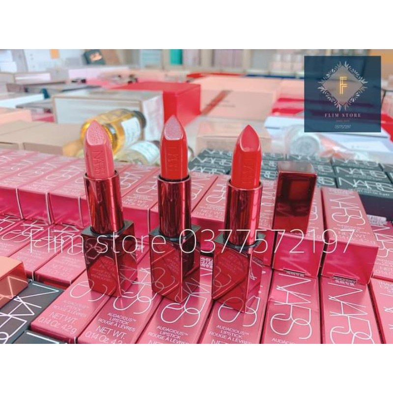 Son Kem lì , son bóng Nars Narumi , Anya ,Anita , Pin up , Touch me , Marbella , Baja , Orgasm lì lâu trôi