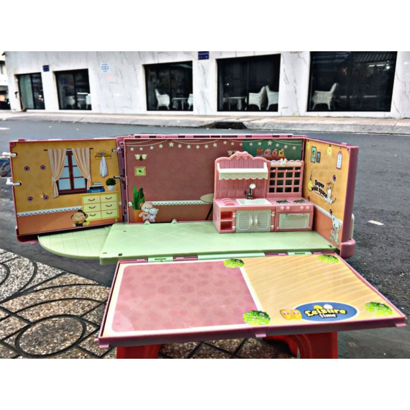 Bộ búp bê chibi DIY nhà xe lưu động