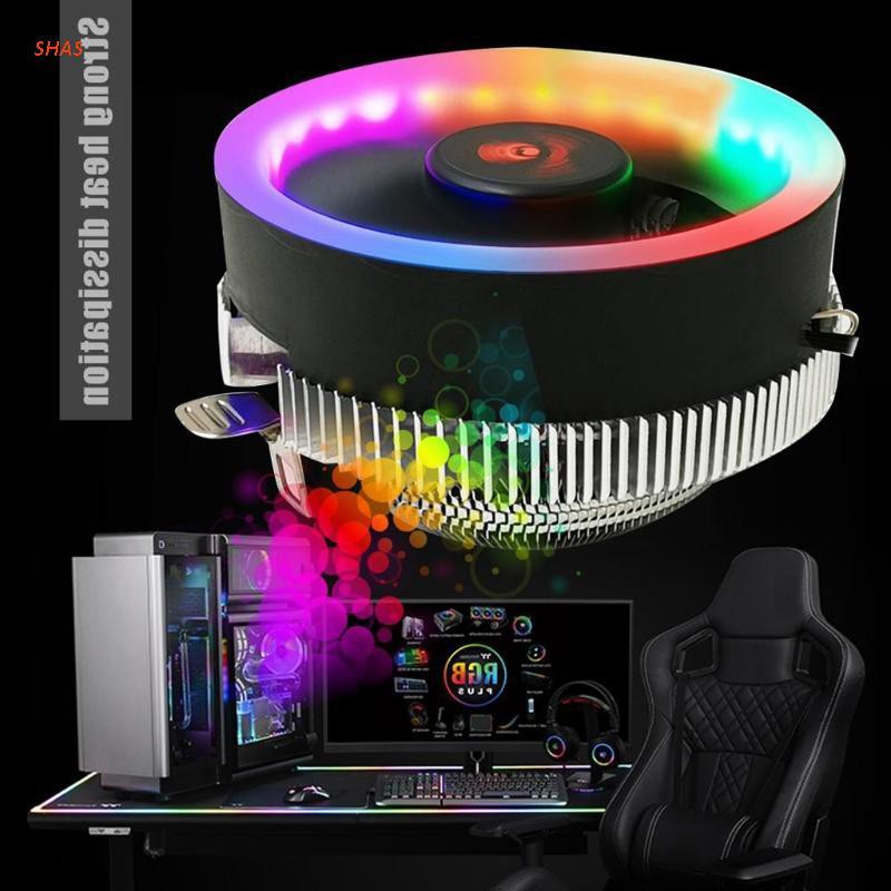 Quạt Tản Nhiệt Q2 Rgb 3 Pin Cho Socket Lga 775 1150 1151 1155 1156 Am4 Am3 Am2 +