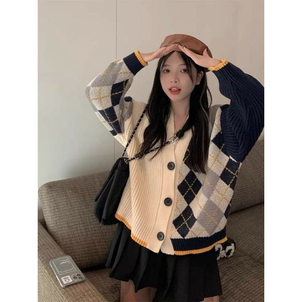 Áo len Cardigan phong cách Hàn Quốc 🌃